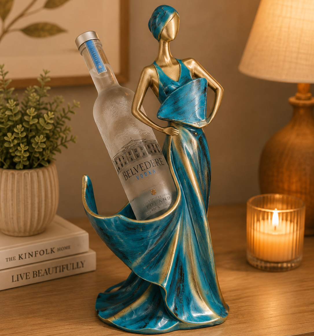 Elegant Lady Bottle Holder