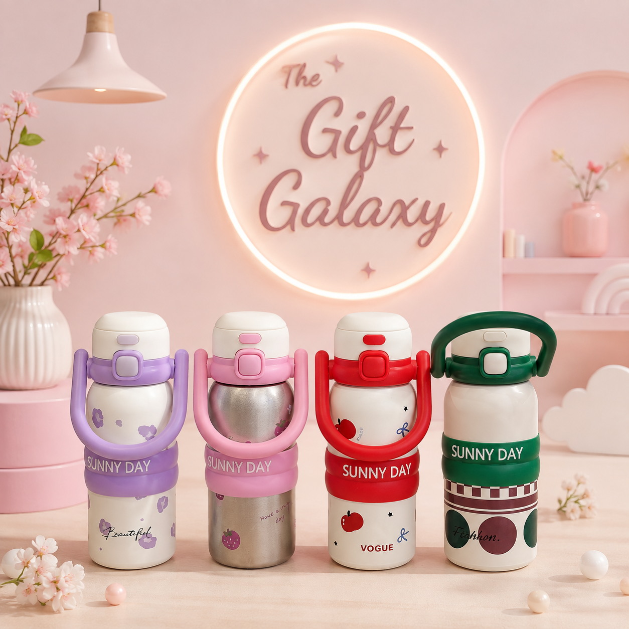 Sunnyday Cute Handle Tumbler