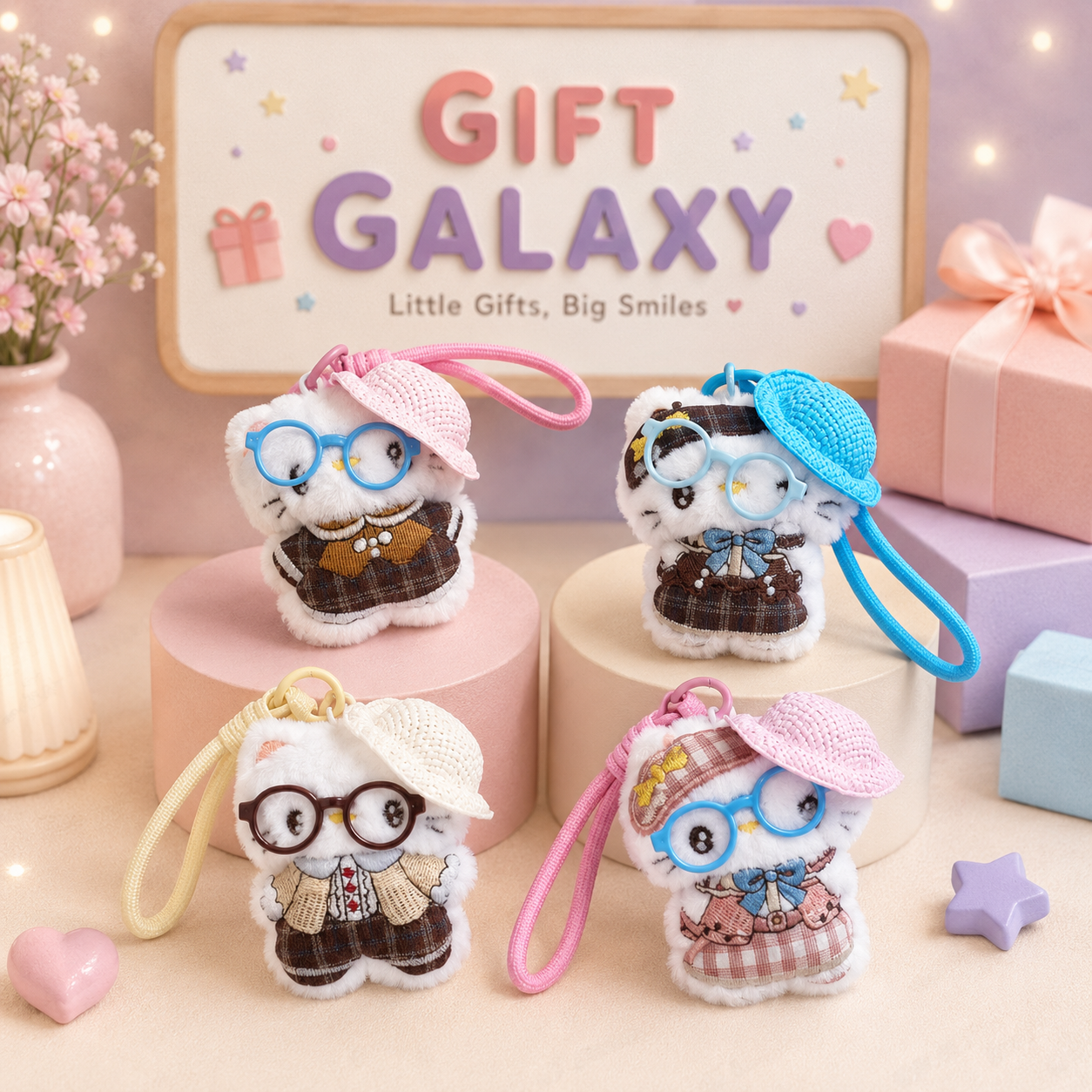 Bunny Plushie Keychain 