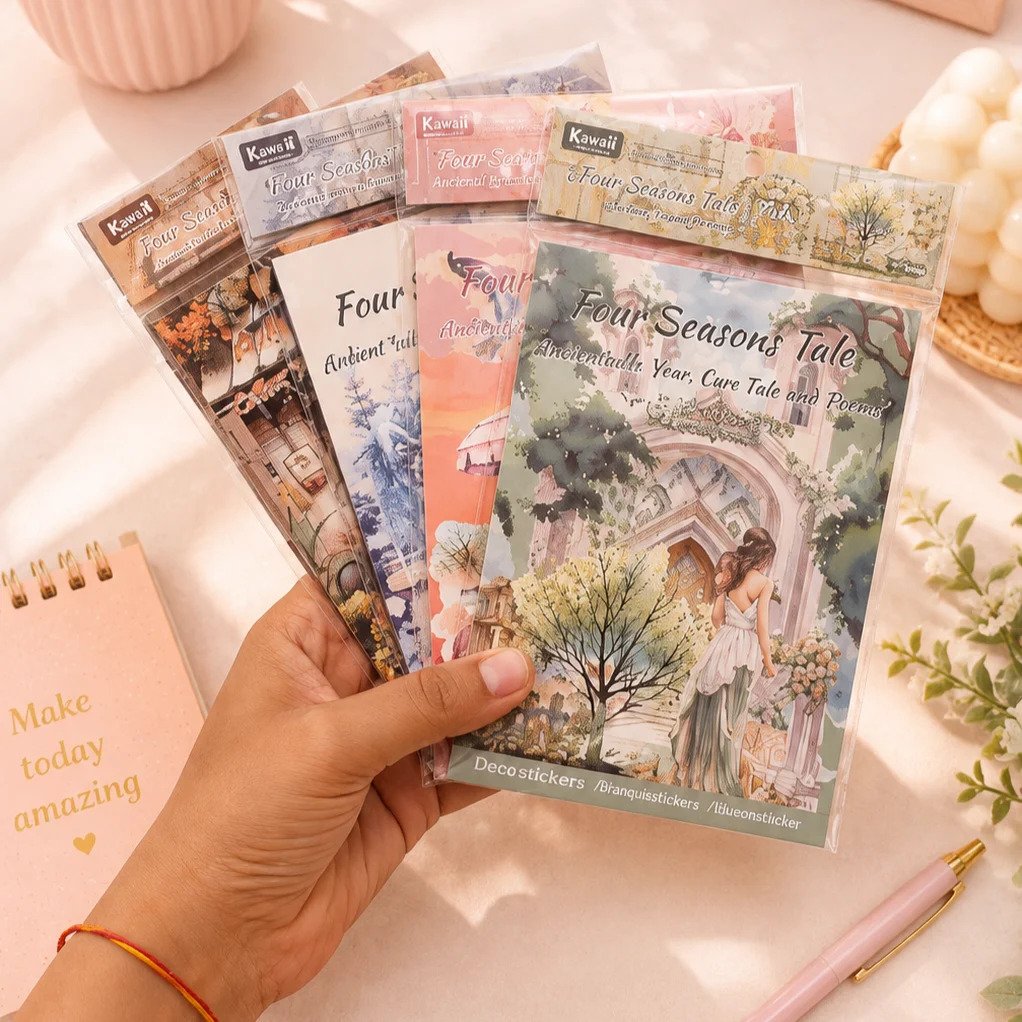 Four Seasons Tale Aesthetic Sticker Book