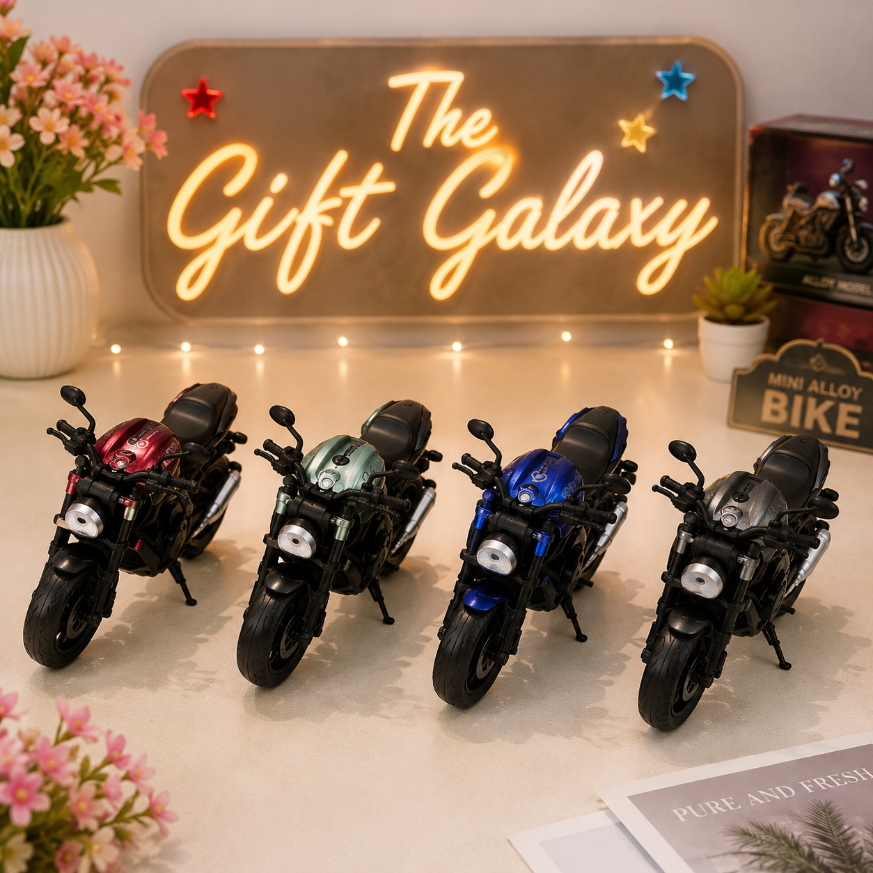 Mini Alloy Bike Toy