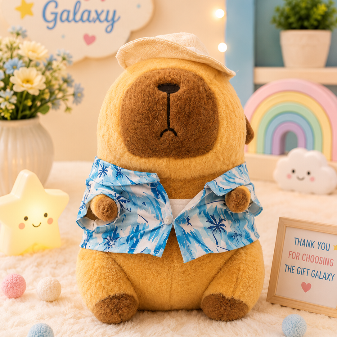 Kawaii Brown Capybara Soft Plushie 