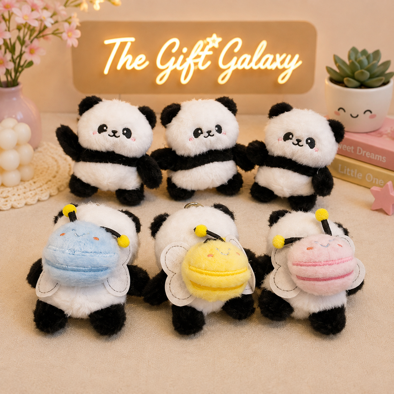 Panda Plush Keychain