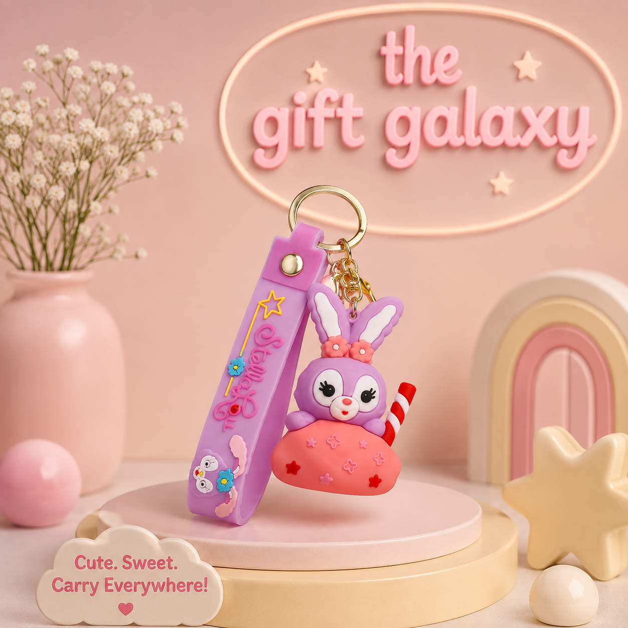 Kawaii Bunny Keychain