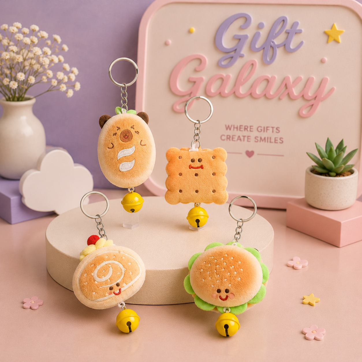 Kawaii Food Keychain